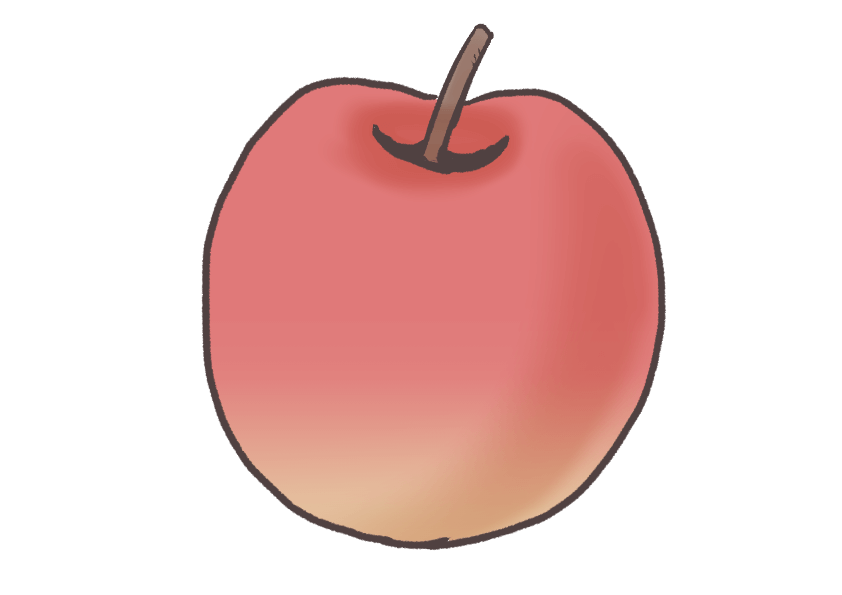 リンゴの絵