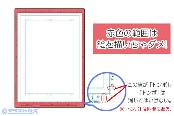 これで解決 漫画原稿用紙の使い方がよくわかる そこに絵を描いちゃダメですよ テラストーリーズ