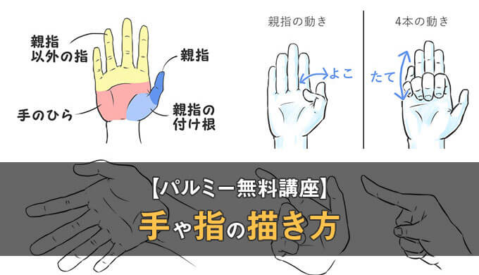 パルミーの講座体験レビュー 手や指を描くコツは4つのパーツを意識すること テラストーリーズ